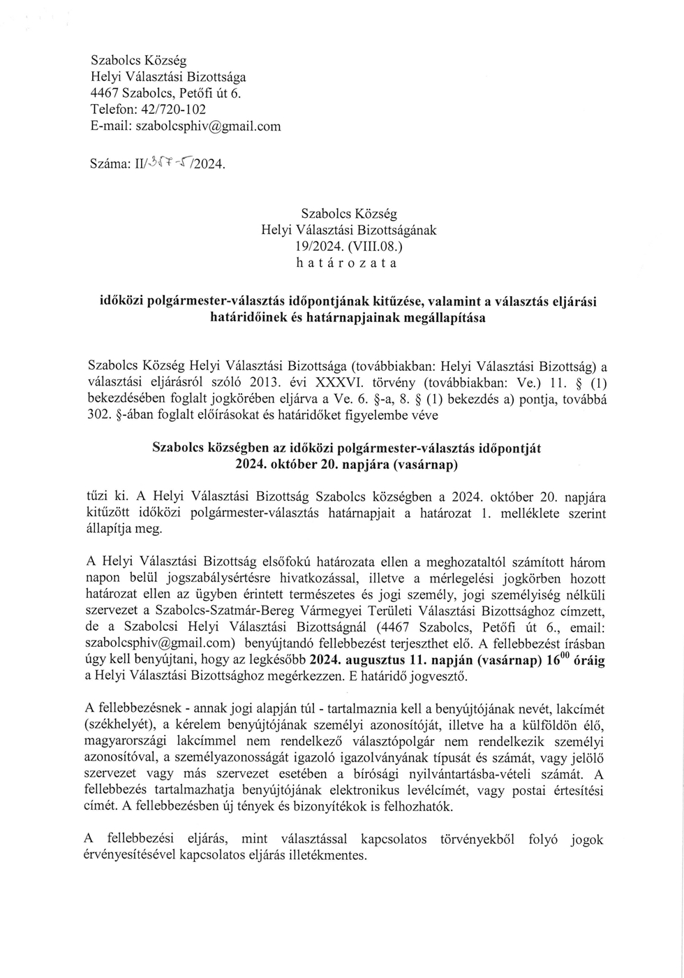 19 2024 hatarozat 1