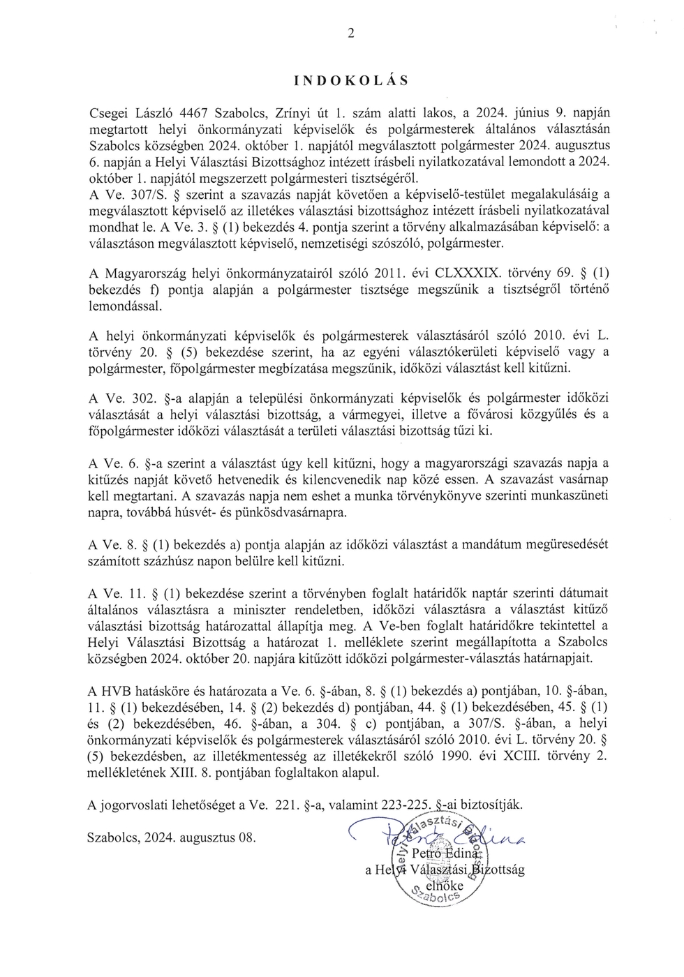 19 2024 hatarozat 2