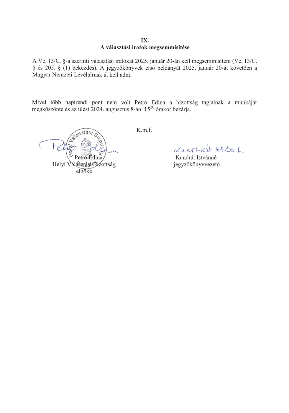 jkv idopontrpl 13