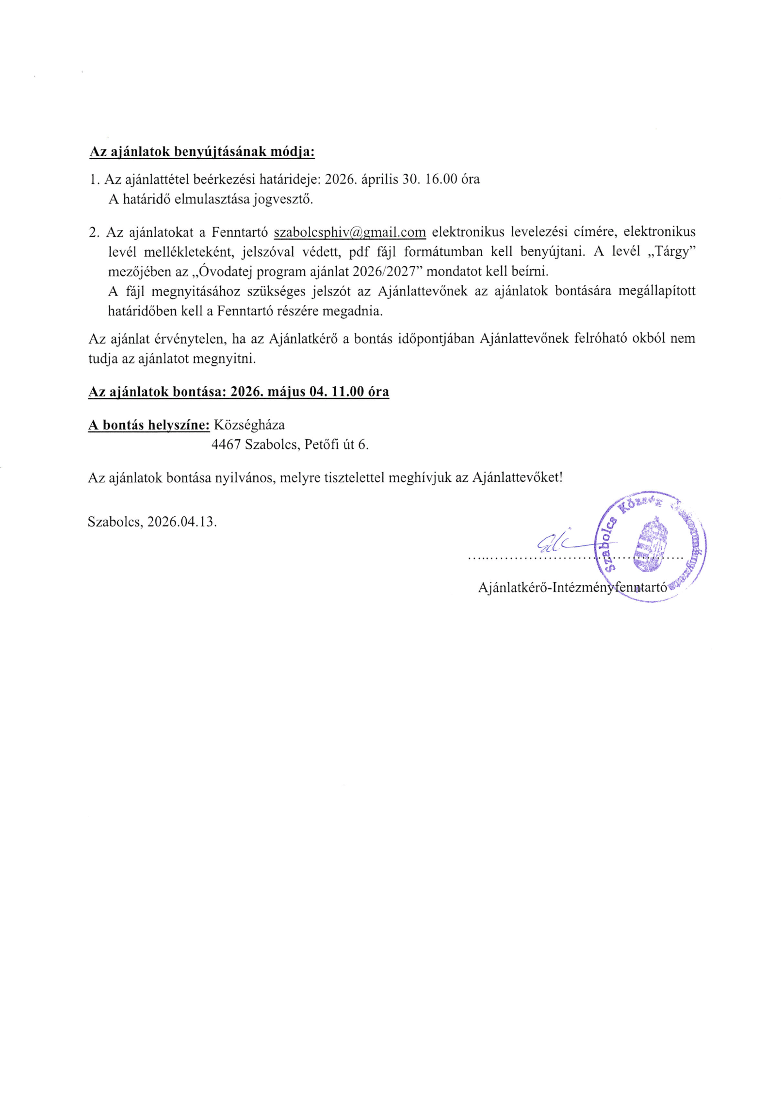 tej ajanlat 3